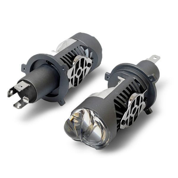 Автолампи світлодіодні Mini лінзи Bi-Led H4 Guarand X5 40/52W 5000K 12000Lm 12V 122921 фото