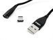 Кабель Voin 6102C LED Green USB - Type C 3,0A 2м магнитный Black (VC-6102C BK) 100259 фото 2