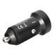 Автомобильное зарядное Brevia ePower DualMetal Display 48W Type-C+USB (46648CADB) Black 123729 фото 4