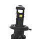 Світлодіодні Mini лінзи Decker LED GL-01 H4 55W 6000K 16000Lm 9-32V (2шт.) 108855 фото 4