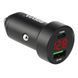 Автомобильное зарядное Brevia ePower DualMetal Display 48W Type-C+USB (46648CADB) Black 123729 фото 1