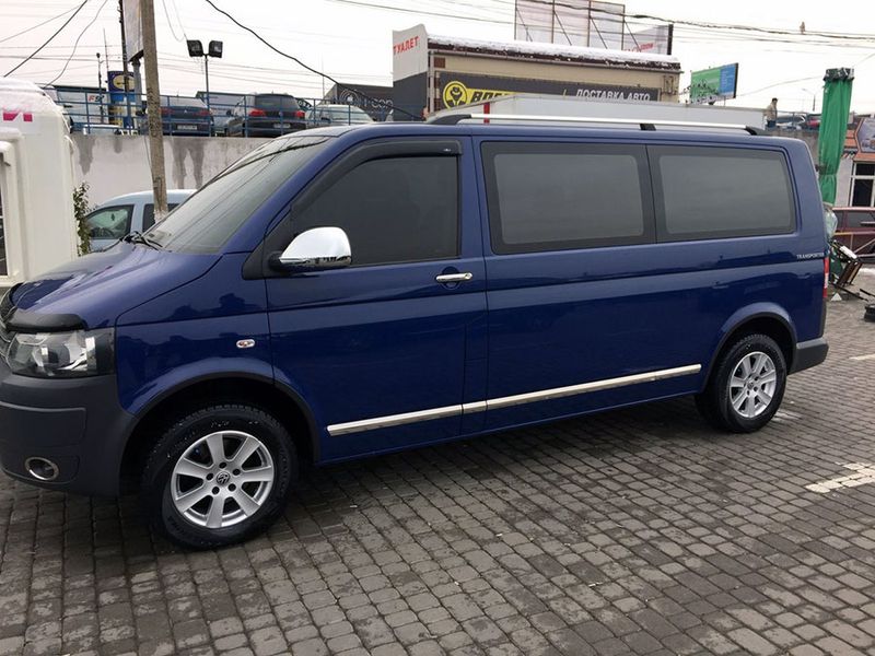 Накладки на арки Volkswagen T6 2015- (6шт.ABS-пластик) Чорні 59822 фото