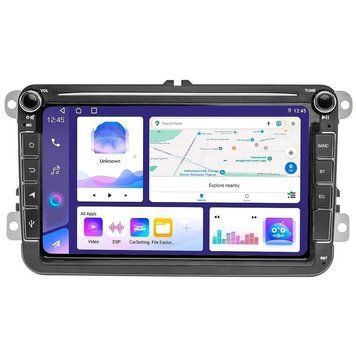 Автомагнитола Cyclone VW ANDROID 8" QLED 2/32GB ASP 4CF GPS CarPlay Android 14 123753 фото