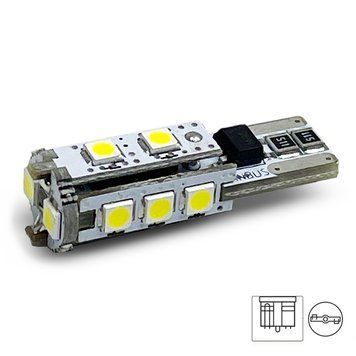 Світлодіодна автолампа Cristal T10 12 LED 3528SMD Canbus 12V Біла 105253 фото