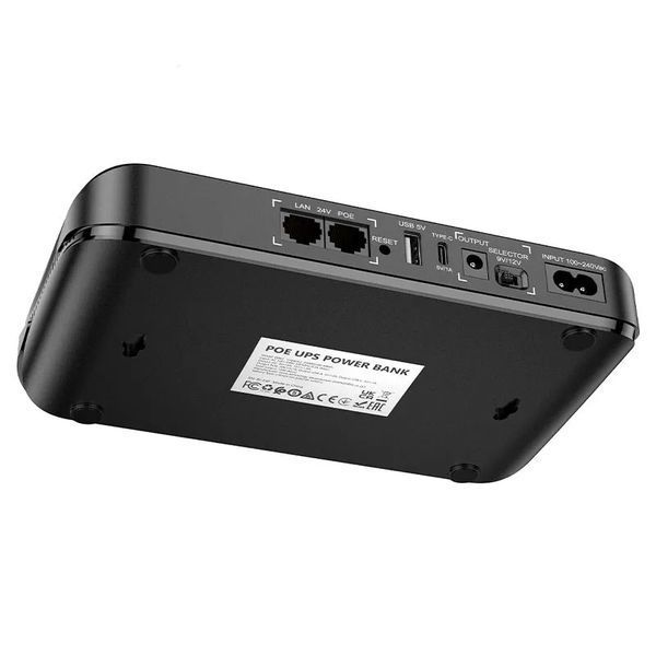 Повербанк для роутера UPS Hoco Imperial DB62 20000mAh 5/9/12V USB Type-C 18W LAN POE Black 123135 фото