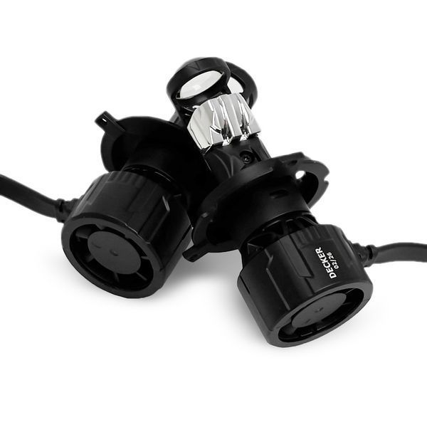 Світлодіодні Mini лінзи Decker LED GL-02 H4 45W 5000K 8000Lm 9-32V (2шт.) 122864 фото