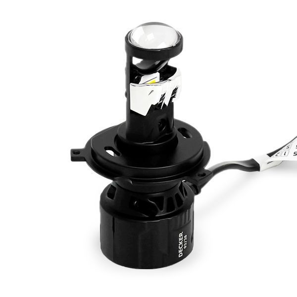 Світлодіодні Mini лінзи Decker LED GL-02 H4 45W 5000K 8000Lm 9-32V (2шт.) 122864 фото