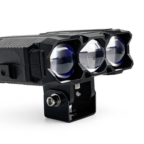 Лазерні фари Bi-LED EALightX S31 80/110W ближнє + дальнє світло 3000K 12-24V (2шт) Жовтий S31-Y-Y 124542 фото