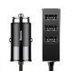 Автомобильное зарядное Baseus Enjoy Together Four Interfaces Output Patul 4USB 5.5A (CCTON-01) Black 106634 фото 1