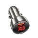Автомобильное зарядное Hoco Z50 Leader dual-port digital display 1USB 1Type-C PD/QC 3A 48W (25868) 123799 фото 2