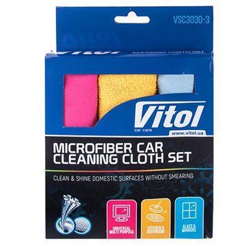 Набір серветок Vitol VSC3030-3 (3в1) 30x30см 58480 фото