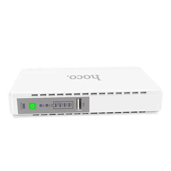 Повербанк для роутера UPS Hoco Emergency DB25 8800mAh 5/9/12V USB LAN POE White 121277 фото