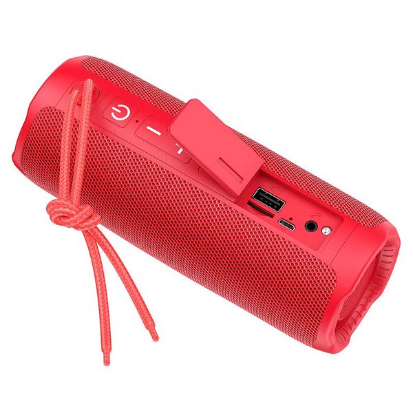 Портативная Bluetooth колонка Hoco HC16 Vocal sports BT speaker IPX4 BT5.3 AUX FM USB TF Red 107612 фото