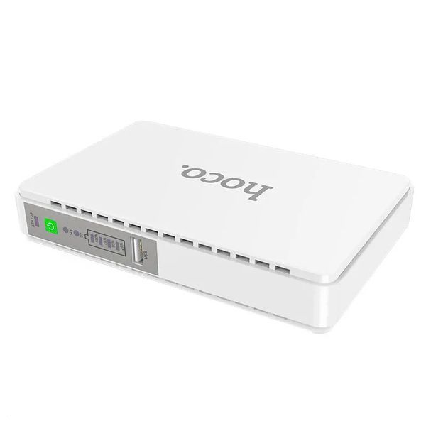 Повербанк для роутера UPS Hoco Emergency DB25 8800mAh 5/9/12V USB LAN POE White 121277 фото