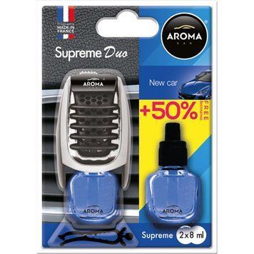 Ароматизатор Aroma Car Supereme Duo Slim 2x7мл - New Car 58440 фото