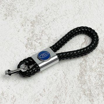 Автомобильный брелок Ford с плетеным ремешком Luxury SG 122436 фото