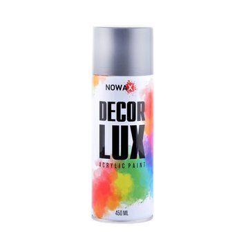 Акрилова фарба спрей NOWAX (NX48017) 450 мл. Світло-сірий (RAL 7001) 42087 фото