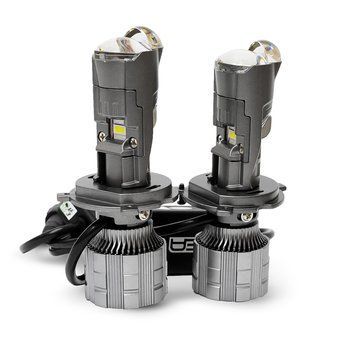Автолампи світлодіодні Mini лінзи H4 А83 (M01M) 48/55W 5000K 8000Lm 9-32V (2 шт.) 121659 фото