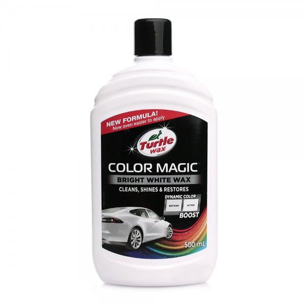 Цветообогащенный полироль Turtle Wax Jet White Color Magic (Белый) 500мл. 53241 58174 фото