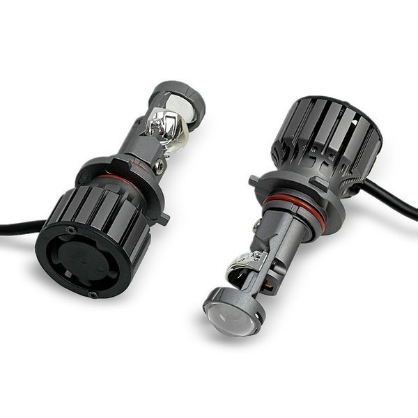 Светодиодные Mini линзы EvroAuto Light X L10 HB3 (9005) CAN 55W 5000K 10000Lm +350% 12-24V (2 шт.) 123308 фото