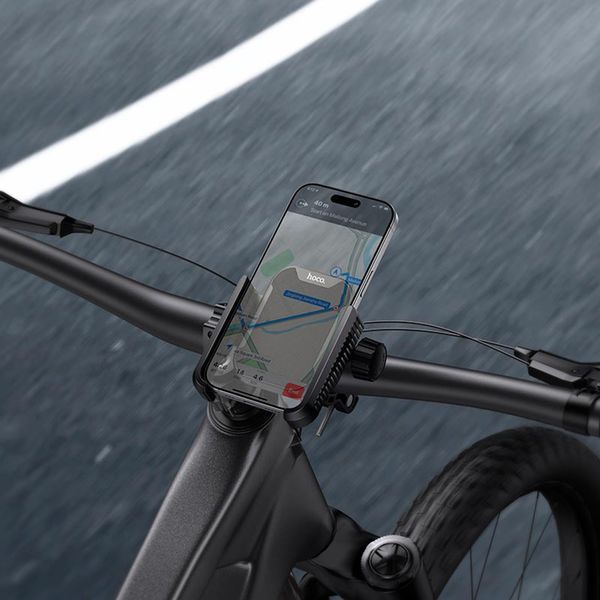 Автоутримувач для велосипеда, мотоцикла Hoco H91 Milly Motorcycle Bicycle Universal Black 123721 фото
