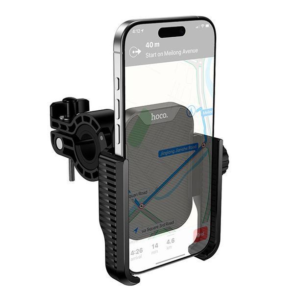 Автоутримувач для велосипеда, мотоцикла Hoco H91 Milly Motorcycle Bicycle Universal Black 123721 фото