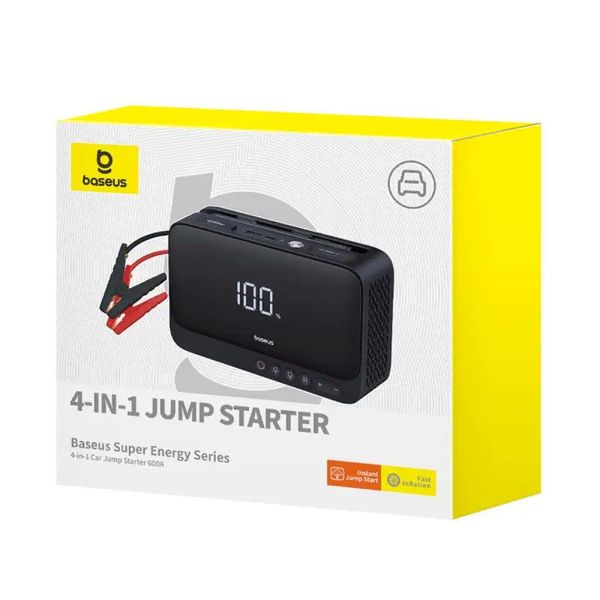 Пусковое устройство (бустер) для авто Baseus Super Energy Series 4-in-1 Car Jump Starter 600A 109719 фото