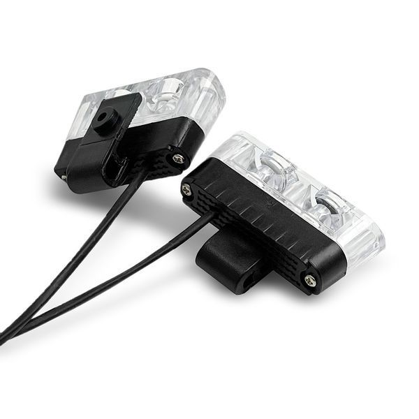 Стробоскоп LED с пультом 800 V28H R/B/W (синий-красный-белый) 123740 фото