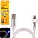 Кабель Voin Multicolor LED USB - Lightning 3А 2м магнитный (VL-1602L RB) 108623 фото 1
