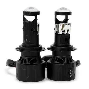 Світлодіодні Mini лінзи Decker LED GL-02 H7 45W 5000K 8000Lm 9-32V (2шт.) 122865 фото