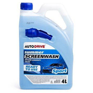 Омивач скла літній Auto Drive Summer Screen Wash Sport 4л. (З лійкою) 124537 фото