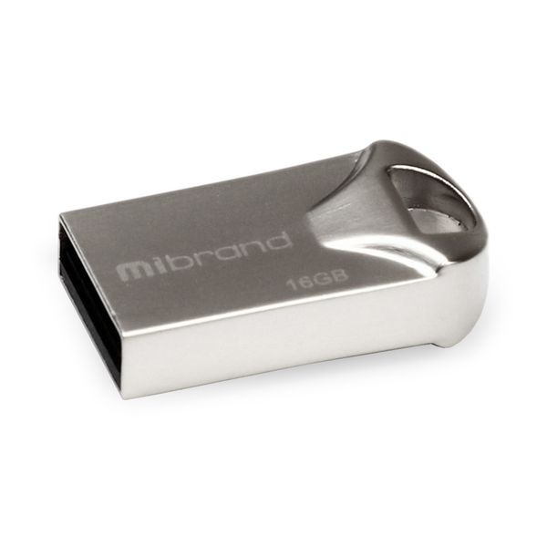 USB флешка Mibrand USB 2.0 Hawk 16Gb Silver 109308 фото