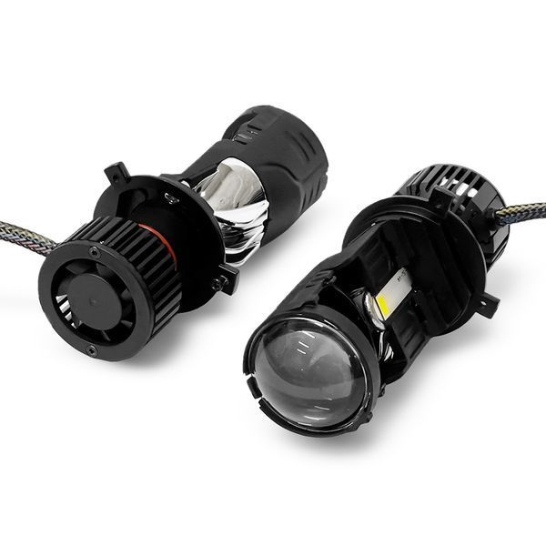 Автолампы светодиодные Mini линзы Bi-Led Н4 M01S 65W 5000K 10000Lm 12-24V 121896 фото