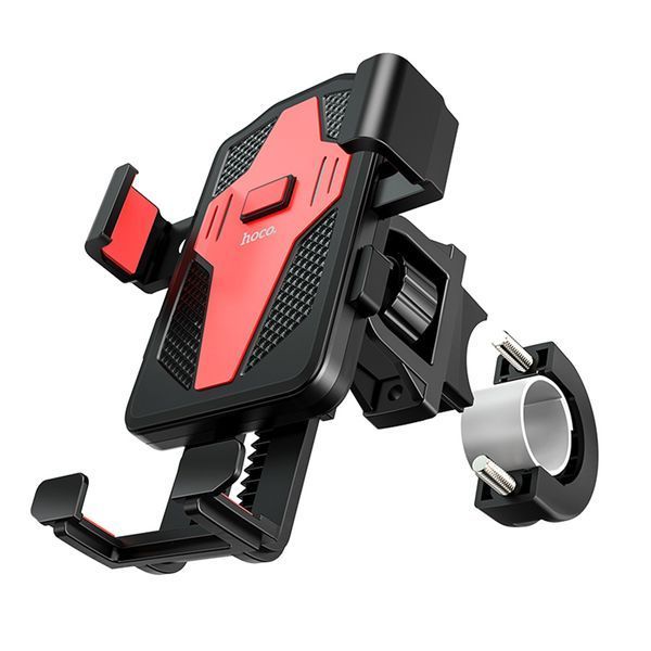 Автоутримувач для велосипеда, мотоцикла Hoco CA73 Flying one-touch Black-Red 123720 фото