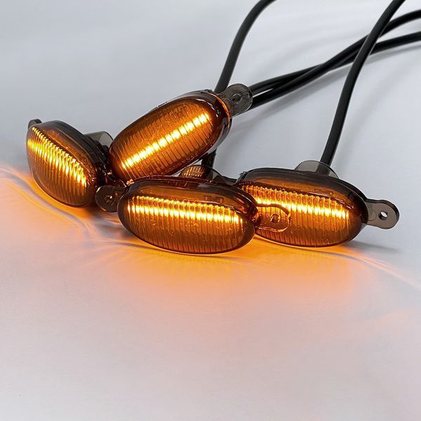Підсвічування решітки радіатора Raptor style 12 LED 12V Yellow (4шт) 109265 фото