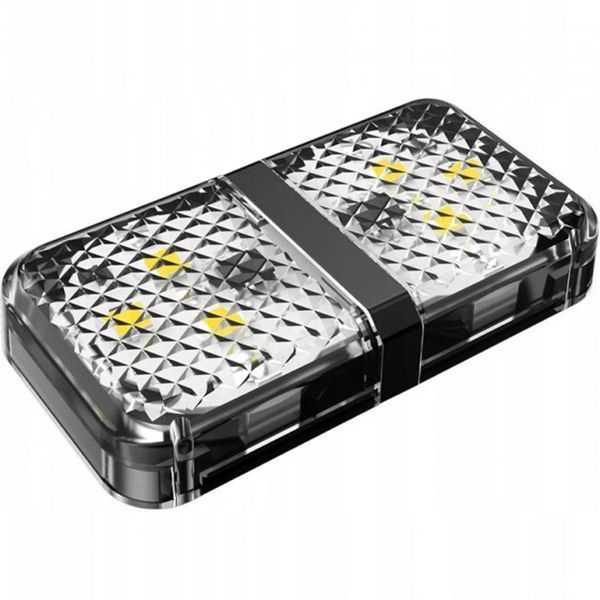Индукционная LED подсветка дверей авто Baseus Door open warning light (CRFZD-01) Black 100274 фото