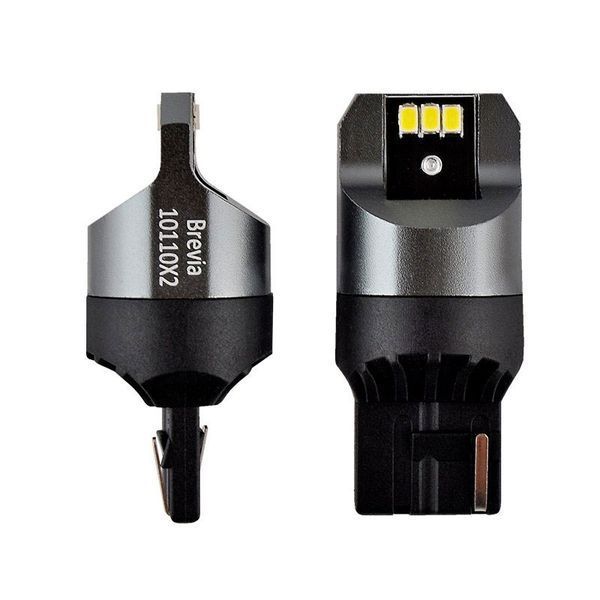 Светодиодные автолампы Brevia Power W21W 6x3020SMD 12-24V 6000K CANbus White (10110X2) 108244 фото