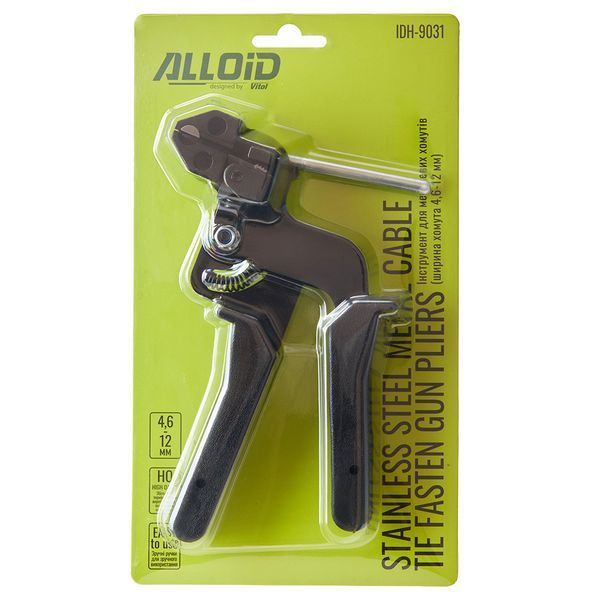 Інструмент для встановлення металевих хомутів Alloid IDH-9031 (ширина хомута 4,6-12мм) 123281 фото