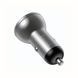 Зарядное устройства для телефонов Baseus Digital Display Dual USB 4.8A Car Charger 24W (CCBX-0S) Sil 89334 фото 4