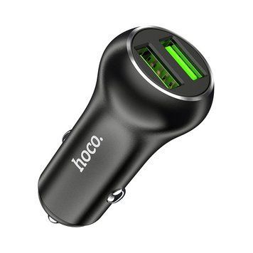 Зарядное Hoco Z37 Sharp Speed Dual Charger 2 USB, QC3.0, 3A, 36W Black 100273 фото