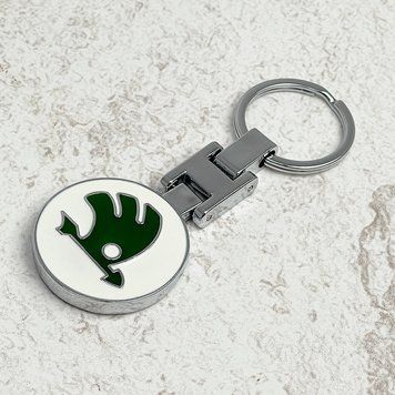 Автомобильный брелок Skoda двусторонний 122523 фото