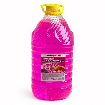 Омивач літній Auto Drive Summer Screen Wash Bubble Gum 5л. 124535 фото