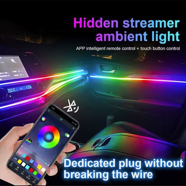 Подсветка салона Atmosphere Platinum Line RGB Ambient light 14 в 1 12V Remote APP 122632 фото