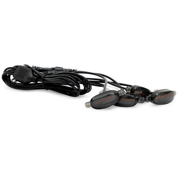 Подсветка решетки радиатора Raptor style 12 LED 24V Yellow (4шт) 109191 фото