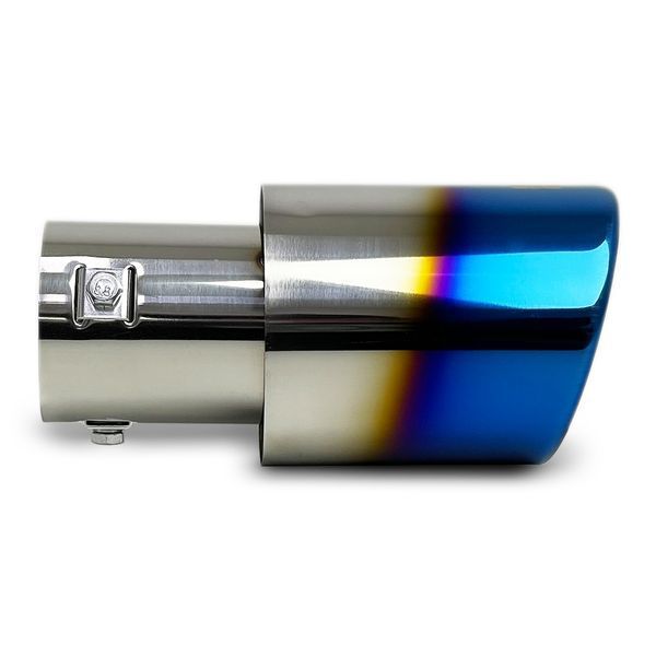 Насадка глушника HKS M8910 Одинарна Logo (BLUE) 85856 фото
