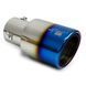 Насадка глушника HKS M8910 Одинарна Logo (BLUE) 85856 фото 1