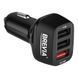 Автомобільне зарядне Brevia ePower TriDrive 42W 3xUSB-A (46042TUB) Black 124714 фото 1