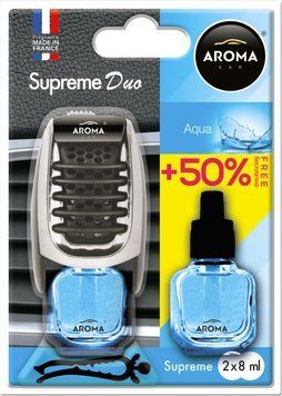 Ароматизатор Aroma Car Supereme Duo Slim 2x7мл - Aqua 58324 фото