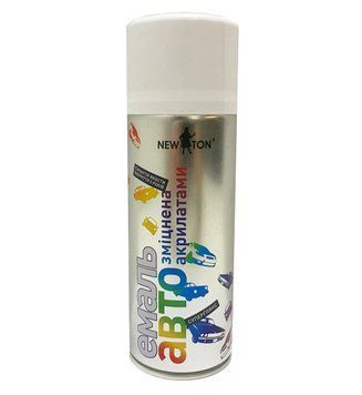 Фарба аерозольна NewTon 202 H (Білий) балон 400 ml 96141 фото