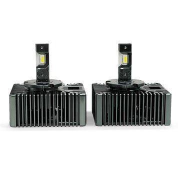 Світлодіодні автолампи DriveX D5 DLX New 50W 12-24V 6000K 12000Lm (2шт.) 123045 фото